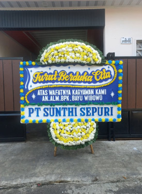 Papan Bunga Duka di Paseban