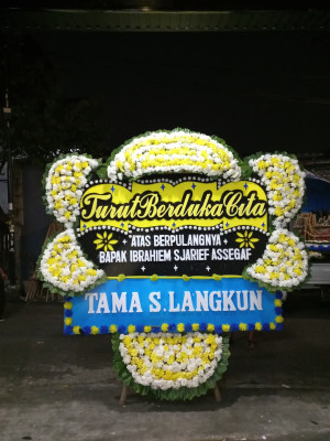 Papan Bunga Duka di Paseban